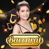 Baccarat A dealer table layout