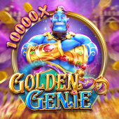 Golden Genie lamp spirit art