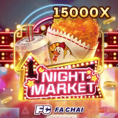 Night Market Asian street stalls